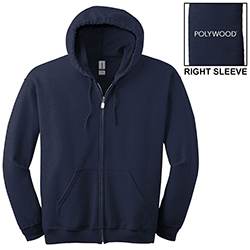 GILDAN HEAVY BLEND FULL ZIP HOODED SWEATSHIRT