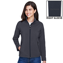 LADIES CORE 365 CRUSE TWO LAYER FLEECE SOFT SHELL